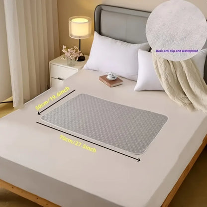 Breathable Waterproof Urine Mattress – Washable Cotton Bed Cushion for Nursing & Diaper Care, Extra Large Size