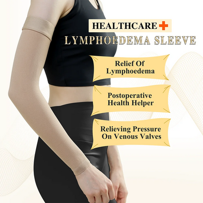 Medical Lymphedema Compression Arm Sleeve 20–30mmHg – Elastic Anti-Swelling Support for Elbow, Forearm & Palm (Men & Women)
