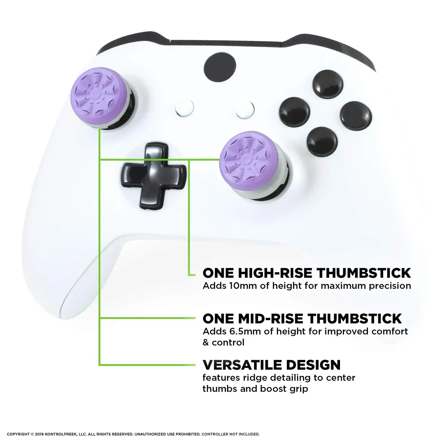 Freek Galaxy Performance Thumb Grip Caps – Silicone Analog Stick Covers for Xbox Series S/X Controller (Wholesale)