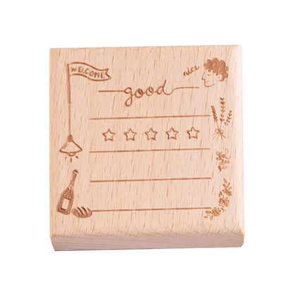 Cute Cat Wood Stamp Calendar – Daily & Monthly Planner Stamps for Journaling, Scrapbooking & DIY Crafts