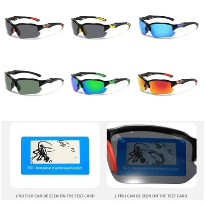 2024 Sports Polarized Sunglasses for Men – UV400 Cycling, Running & Fishing Sun Glasses, Lightweight Outdoor Goggles