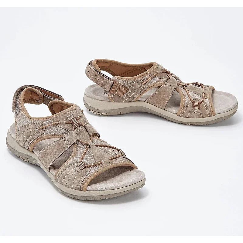 Women’s Custom Flat Sandals – Comfortable Casual Solid Color Beach Shoes, Summer 2025 Footwear