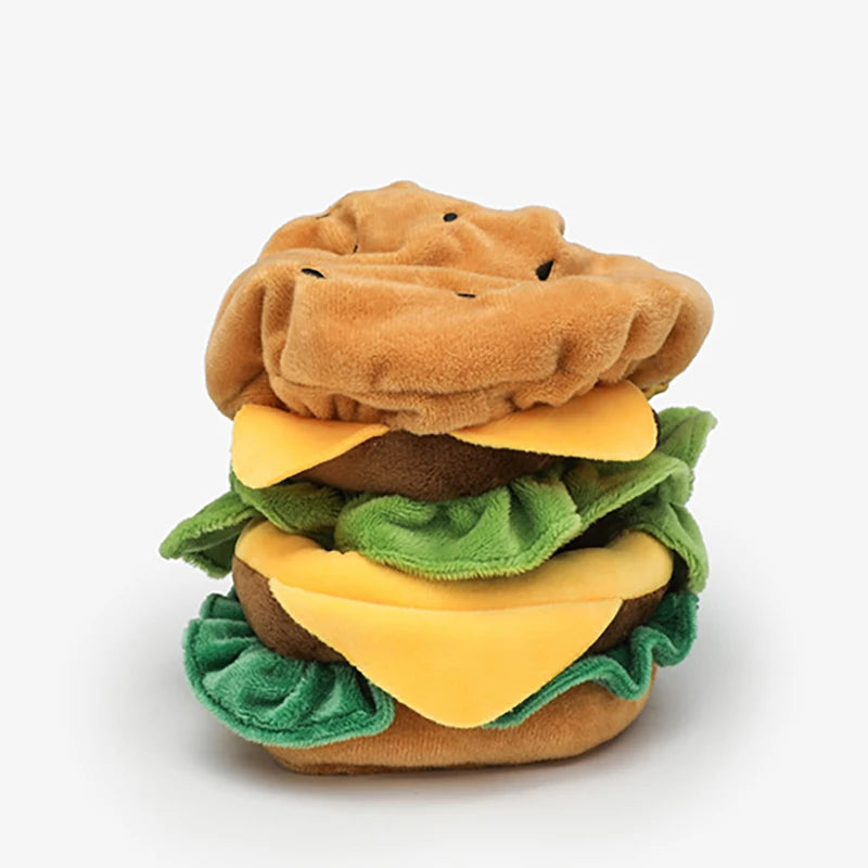 Cute Hatsune Miku Plush Doll with Hamburger Outfit – Changeable Clothes Anime Figure Stuffed Toy Collectible Gift