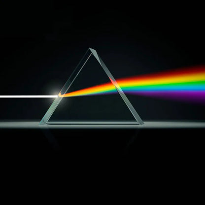Kids Physics STEM Science Toys Glass Reflecting Triangular Color Prism – Educational Light Spectrum Learning Toy for Children