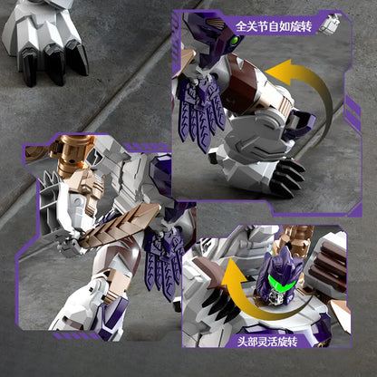 Lijiang Tigerhawk 25.5CM Transformable Action Figure – BW Two Forms Collectible Toy