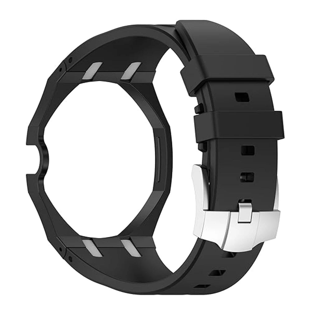 PC Watch Case & Silicone Strap - Wristwatch Modification Accessories for Swatch & AP Royal Oak Style Watches