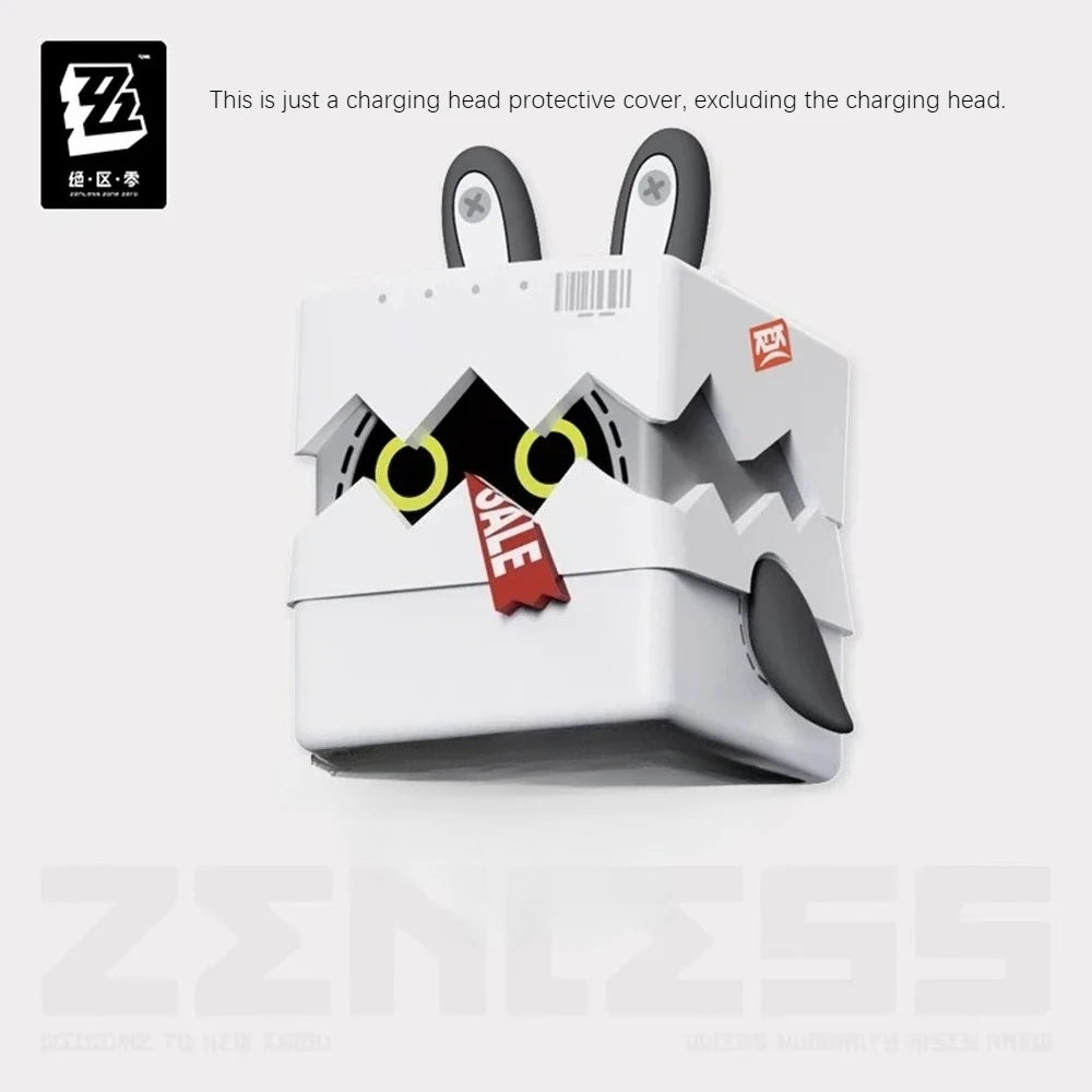 Zenless Zone Zero Type-C 35W Charger Cover - Foldable Quick Charger Silicone Protective Case Game Character Accessory Gift