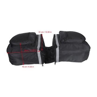 25L Waterproof Mountain & Road Bike Rack Bag — Rear Seat Tail Carrier, Double Pannier Cycling Equipment Bag