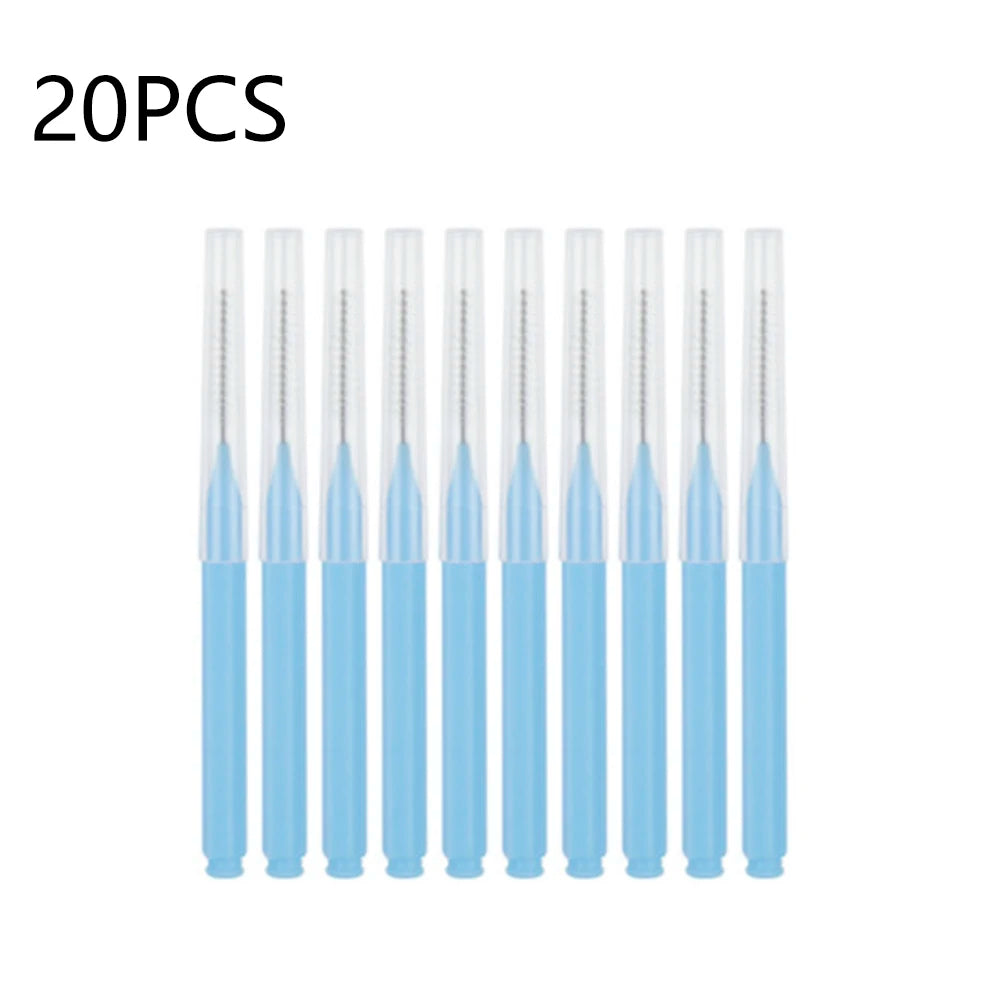 10/20/50PCS Mini Eyebrow & Lash Brushes – Disposable Bendable Brow Perm & Micro Eyelash Applicator Tools