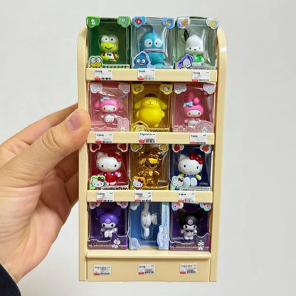 Sanrio Characters Mini Figurine Blind Box – Hello Kitty, Melody & Kuromi Cute Desk Decoration Collectible Toy Gift