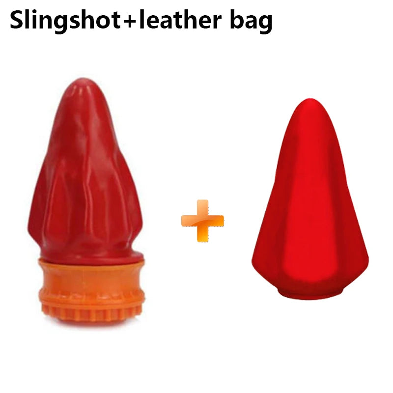 3-Color Latex Slingshot Cup - High Elasticity Outdoor Shooting Toy for Hunting, Camping & Stress Relief