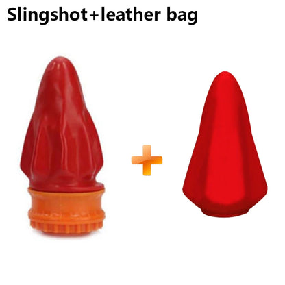 3-Color Latex Slingshot Cup - High Elasticity Outdoor Shooting Toy for Hunting, Camping & Stress Relief