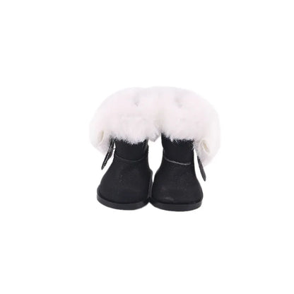 5CM Doll High-Top Boots – PU Shoes for 14.5" American & Paola Reina Dolls, 1/6 BJD Blythe & EXO Doll Accessories