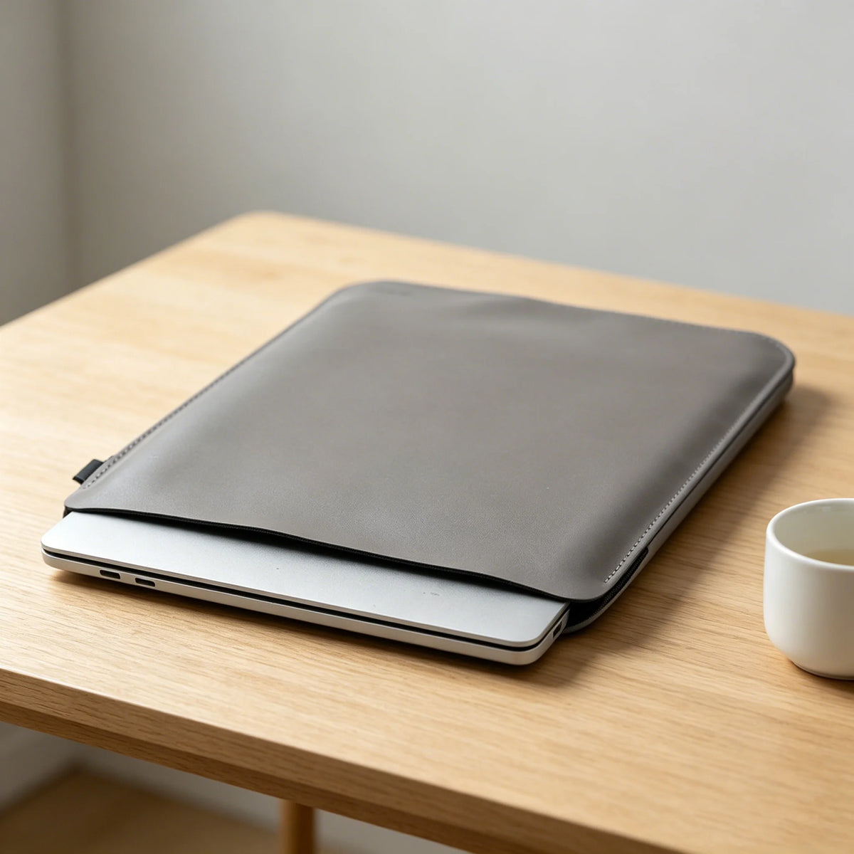Slim Laptop Sleeve - Lightweight 13/14/15/16 Inch Protective Case with Elastic Cord for MacBook Air and MacBook Pro