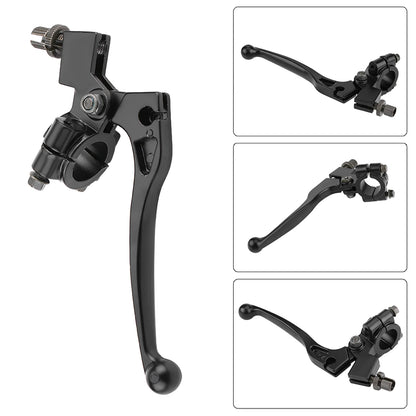 22mm Folding Clutch Lever with Perch — Motorcycle Handle Replacement for 50CC–125CC Dirt Pit Bike