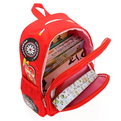 Disney Car Children's Backpack - Safety Bag for Kindergarten Boys, Ages 3-6, Ideal for Primary School Students