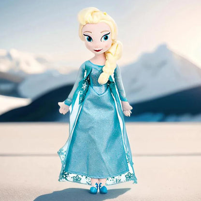 30-50 CM Frozen Anna Elsa Dolls Plush Snow Queen Princess Toy - Soft Stuffed Frozen Toys for Kids, Birthday & Christmas Gift