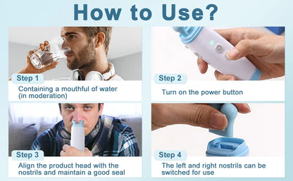 Electric Tinnitus Relief Device – Ear Pressure Expander for Ringing, Pain, Dizziness, and Hearing Improvement