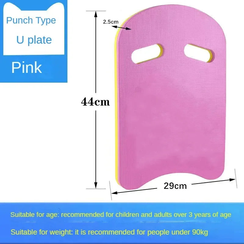 EVA Foam Swimming Kickboard – U-Shaped Floating Training Board for Kids & Adults Pool Practice Water Sports Accessory