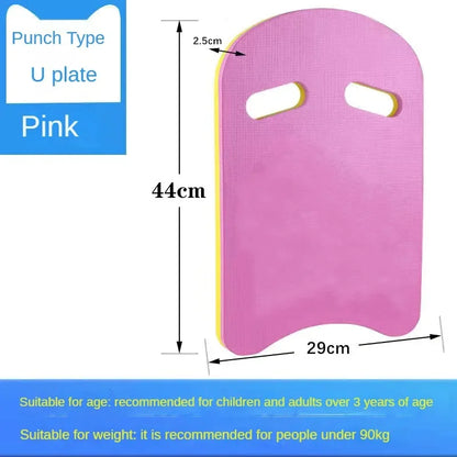 EVA Foam Swimming Kickboard – U-Shaped Floating Training Board for Kids & Adults Pool Practice Water Sports Accessory