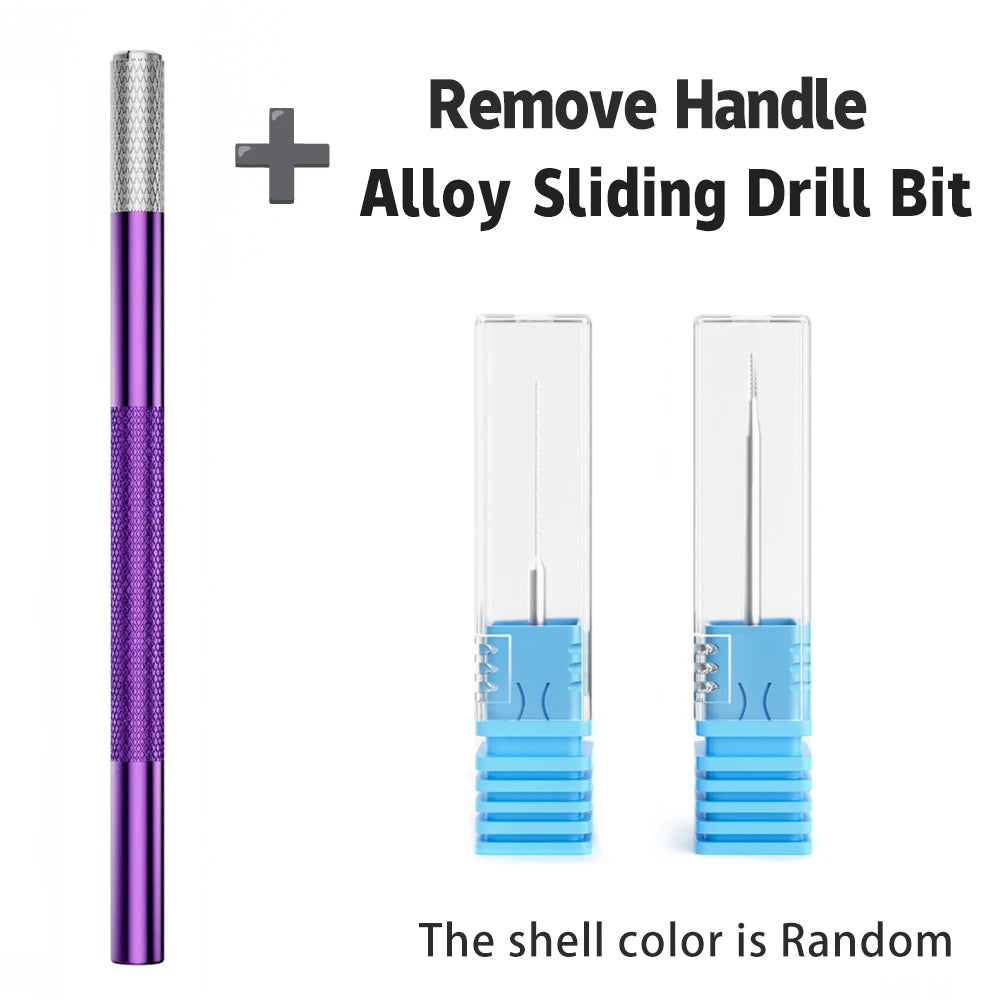 Lanrui U8 2.35mm Alloy Screw Extractor Drill Bit – Stripped Phone PCB Motherboard Screw Removal Repair Tool Kit