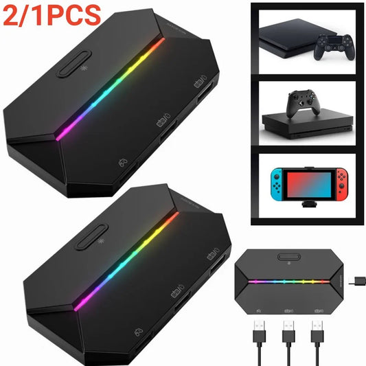 G6L Gaming Keyboard & Mouse Converter – Portable Wired Controller Adapter for Nintendo Switch, Xbox One, PS3, and PS4