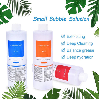 3PCS 1200ML Hydra Liquid Face Serum — Aqua Peel Solution for Beauty Machines, Deep Skin Care & Facial Cleaning