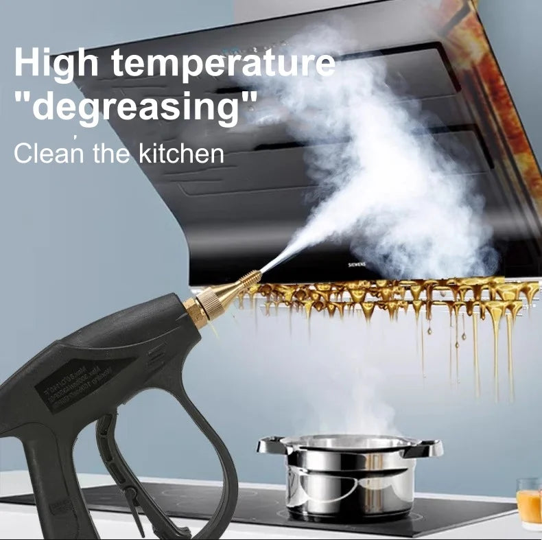 2600W 220V High-Temperature Steam Cleaner - Portable Sterilization Pressure Washer for Home, Car, Kitchen & AC