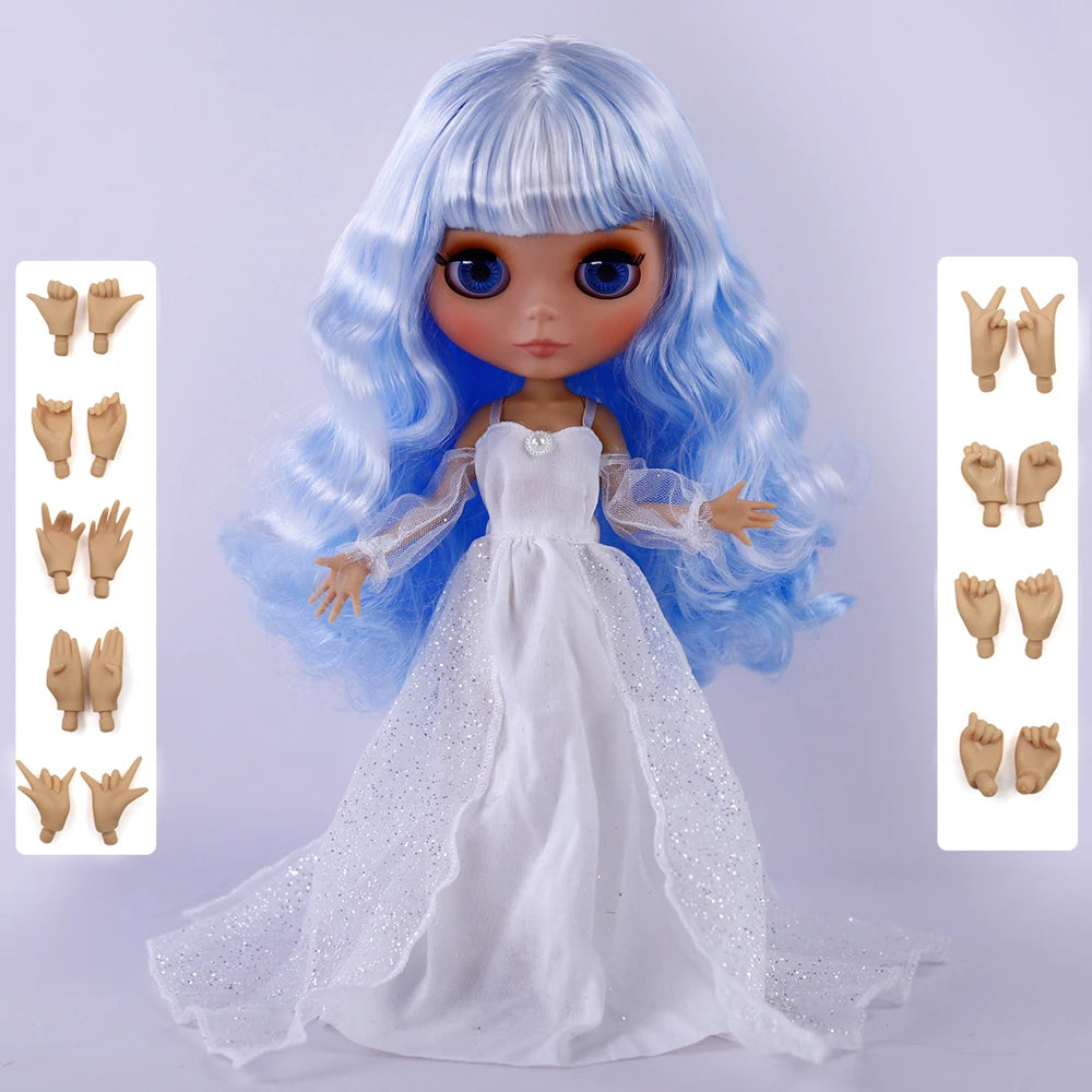 ICY DBS Blyth 1/6 Joint Doll – 30cm Tan Skin Matte Face BJD Girl Doll Toy Gift