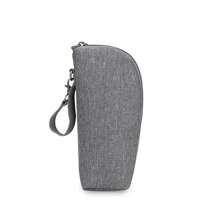 Baby Bottle Bag & Warmer – Aluminum Insulated Stroller Hanging Bag for Baby Feeding, Cups & Drinks Storage