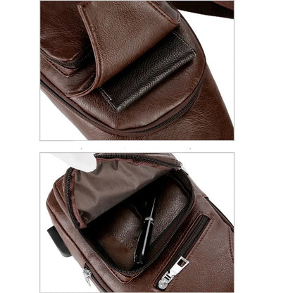 Waterproof Summer Crossbody Chest Bag for Couples – Unisex Small & Breathable Backpack