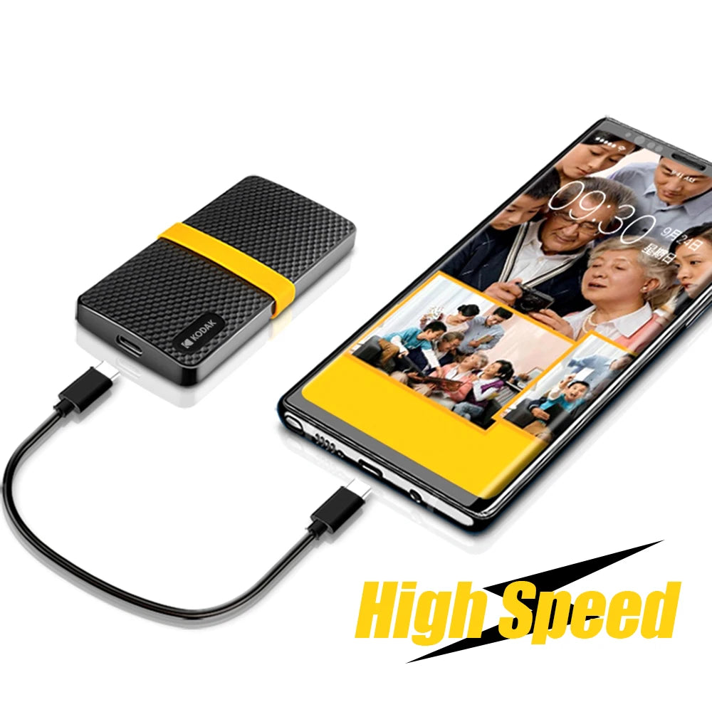 KODAK X200 External SSD – Portable 1TB, 512GB, 256GB USB 3.1 Hard Drive for Laptops, Smartphones, PS4, PC, Mac & TV