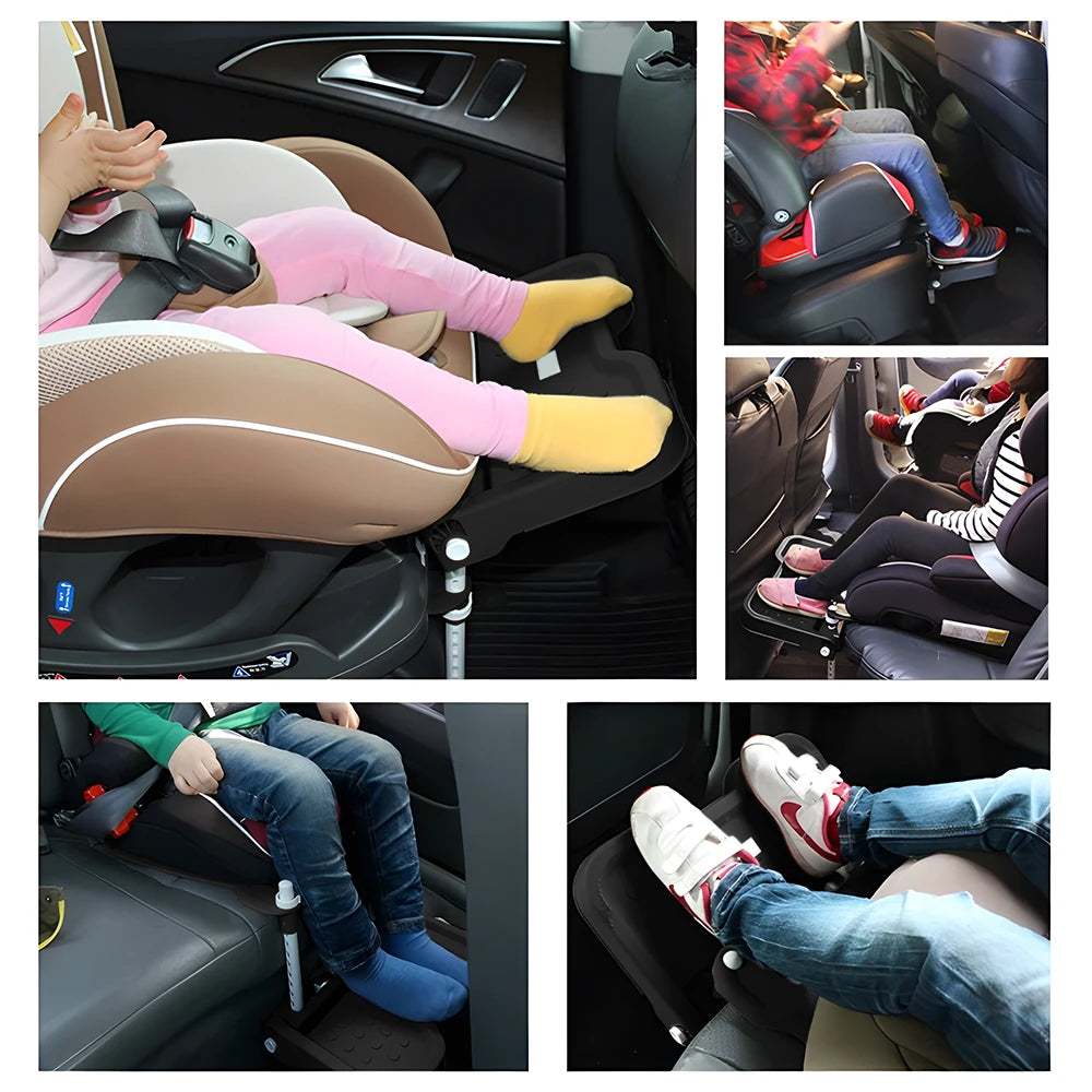 Foldable Car Pram Footrest Attachment – Universal Baby Foot Pedal Rest Holder for Children’s Safety Seat