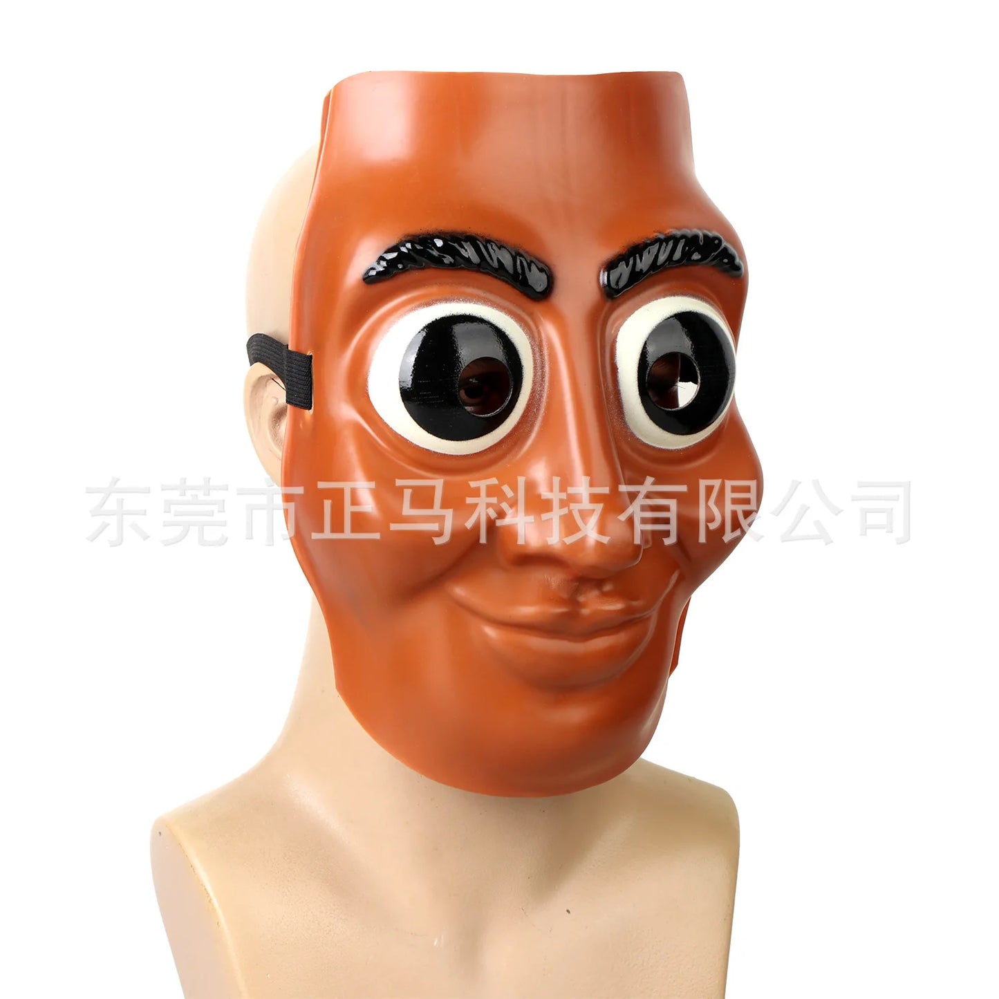 Italian Brainrot Tung Halloween Face Mask — Funny Anime Cosplay Party Accessory