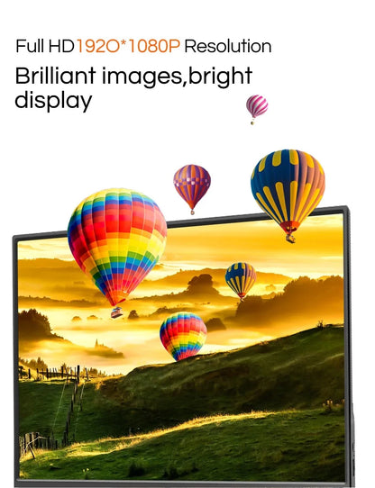 JSHIX 11.6/14/15.6 Inch Portable Monitor — 1080P Full HD IPS Second Screen for Gaming, Laptop, Phone, Switch & Xbox