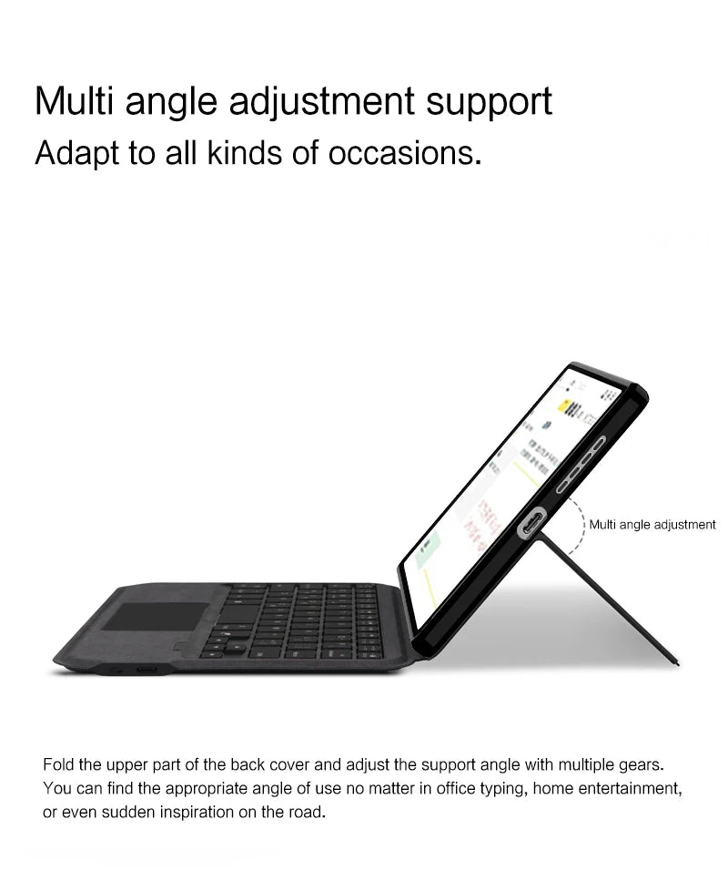 HUWEI Magic Keyboard Case for Lenovo LEGION Y700 2023 8.8" TB-320F 2nd Gen Tablet Cover with TouchPad & Backlit Keyboard