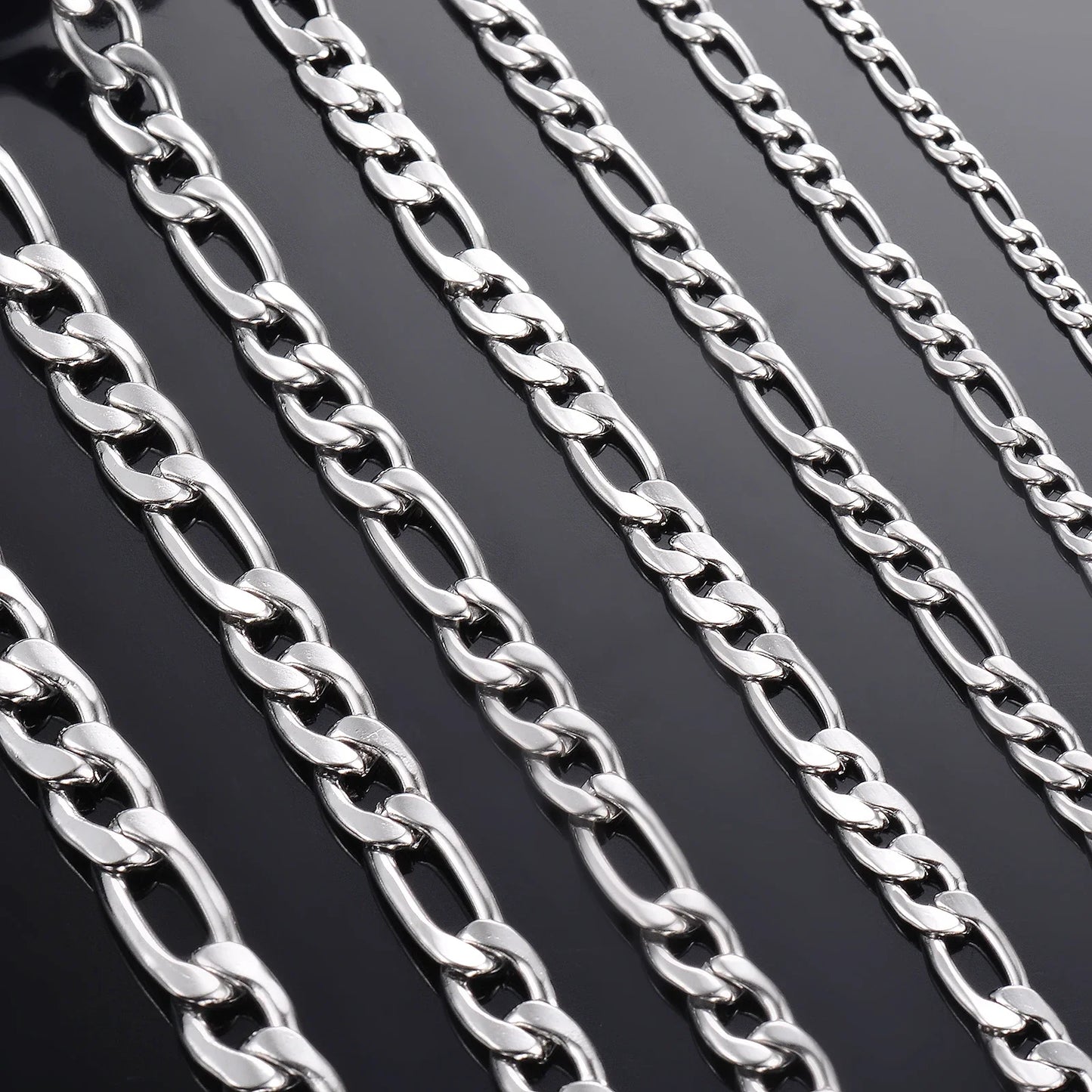 925 Sterling Silver Necklace — 2–12mm Width, 40–75cm Long Chain with Lobster Clasp for Men & Women, Engagement Jewelry