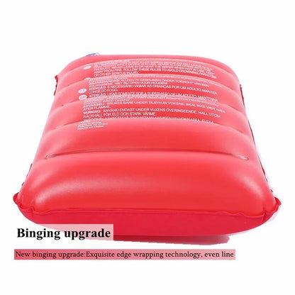 Inflatable Camping Pillow - Folding Air Cushion Travel Pillow for Outdoor Camping, Airplanes & Back Support