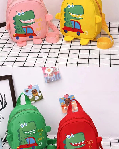Cute Cartoon Dinosaur Kids Backpack – Anti-Lost Toddler School Bag for Kindergarten & Preschool