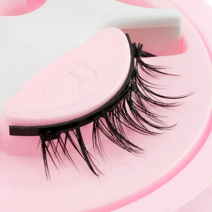 Reusable Magnetic Eyelashes Set – Natural Curly Fluffy False Lashes with Tweezers, No Glue Needed Makeup