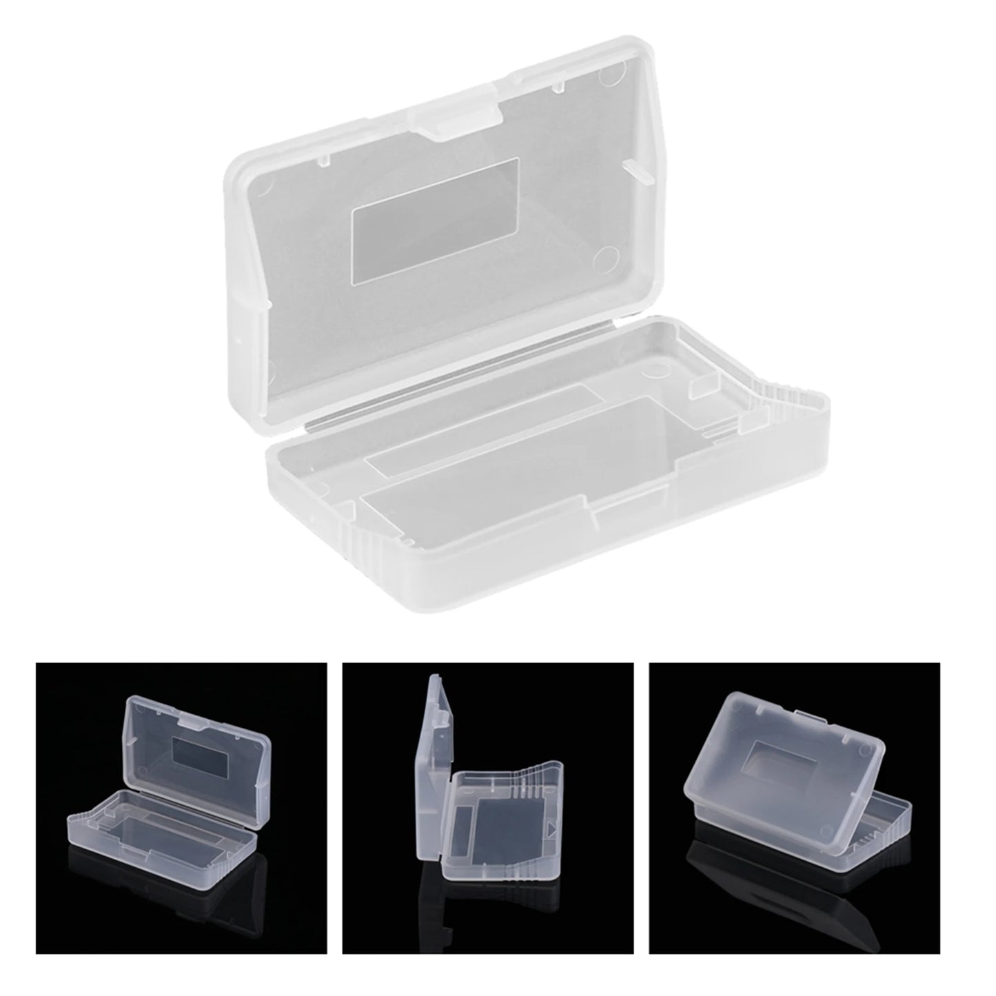 10pcs Transparent Anti-Dust Cartridge Game Cases — Protective Boxes for Nintendo Game Boy Advance (GBA) Games