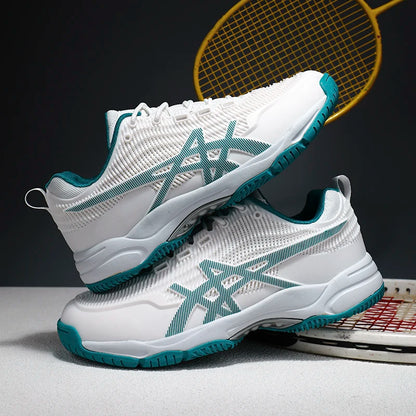 Unisex Indoor Court Sports Shoes - Non-Slip Breathable Sneakers for Badminton, Table Tennis, Volleyball & Handball