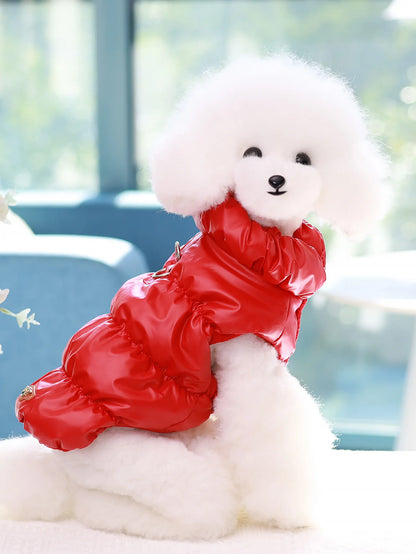 Dog Jacket for Autumn/Winter - 3-Layer Thick Warm Pet Coat for Small to Medium Dogs