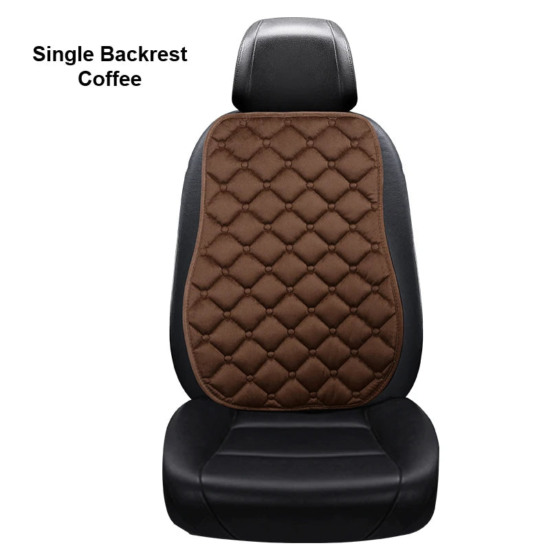 Universal Winter Warm Car Seat Cover Protector Set – 3-Piece Rear Seat Cushion & Back Cushion Auto Seat Protection for Cars, SUVs & Vans