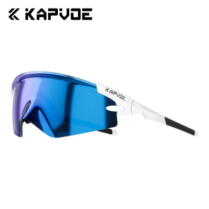 Kapvoe Cycling Sports Sunglasses – UV Protection Bike Glasses for Road & Mountain Riding (Men & Women, 2026 Model)