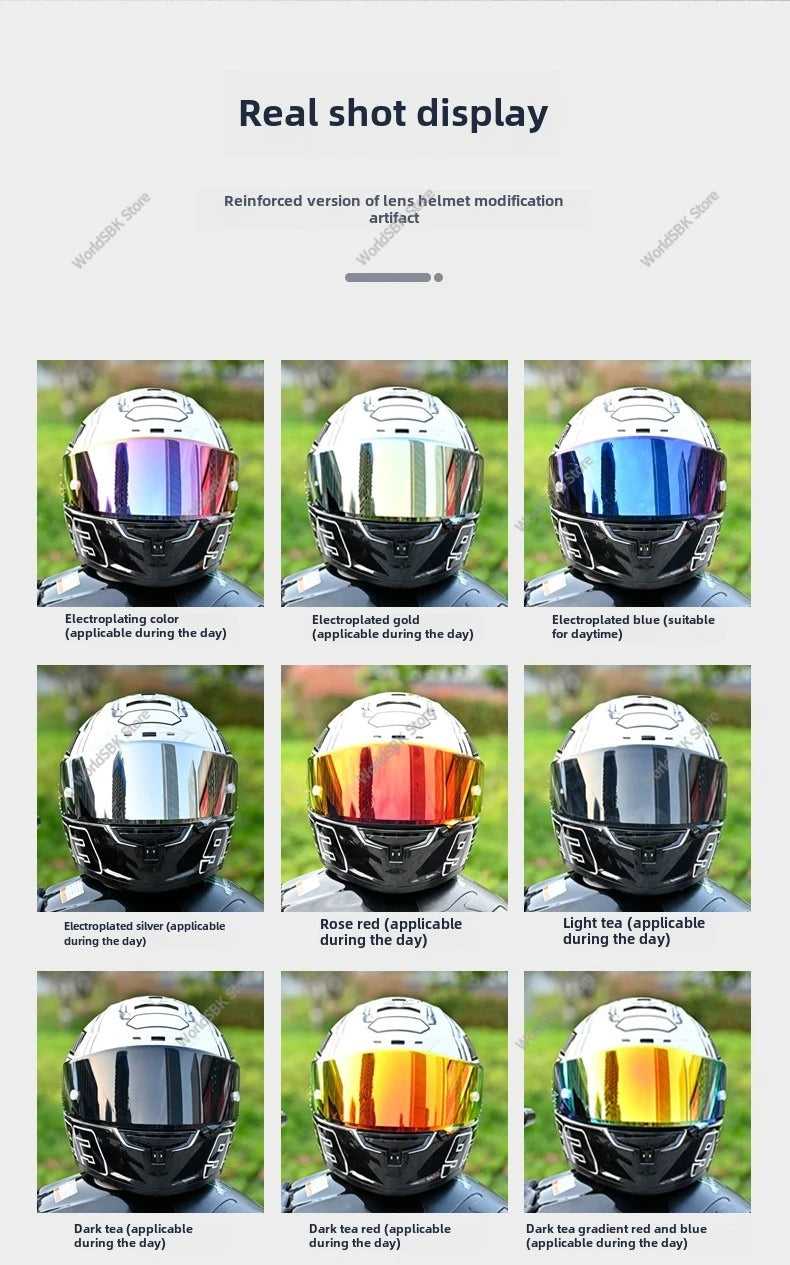 SHOEI Helmet Visor Replacement – CWR-1/CWR-F Shield for X-14, Z-7, RF-1200, NXR & More