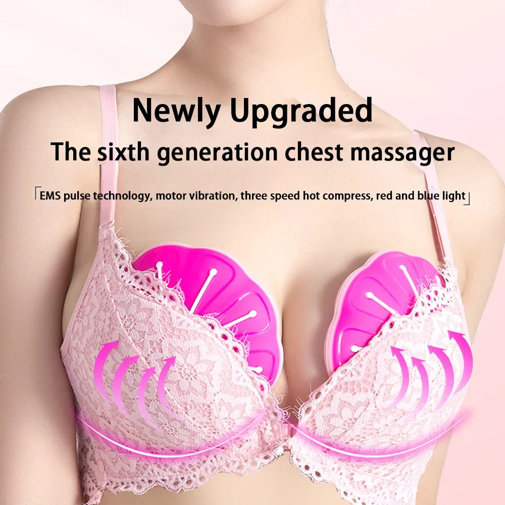 Electric Breast Massage Device - Infrared Breast Care Massager for Women