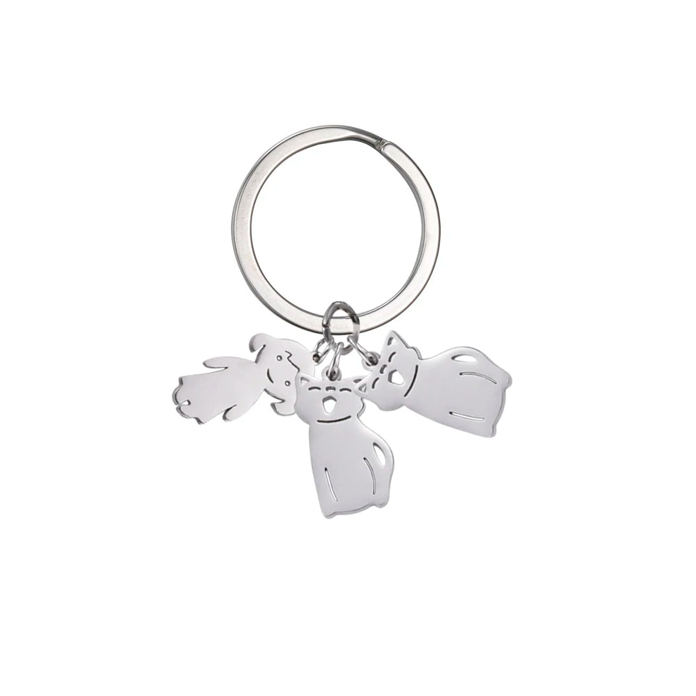 Personalized Kids & Family Keychain – Custom Name Key Chain for Mother’s Day, Couples, Boys, Girls, Pets, Mom, Dad, Baby Gift