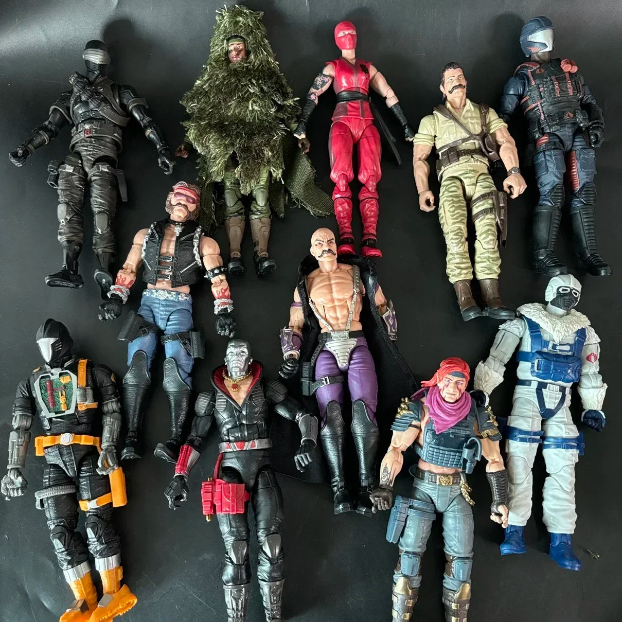 G.I. Joe Classified 6" Action Figures – Dr. Mindbender, Snake Eyes, Dreadnok Torch & Zandar Toy Gift