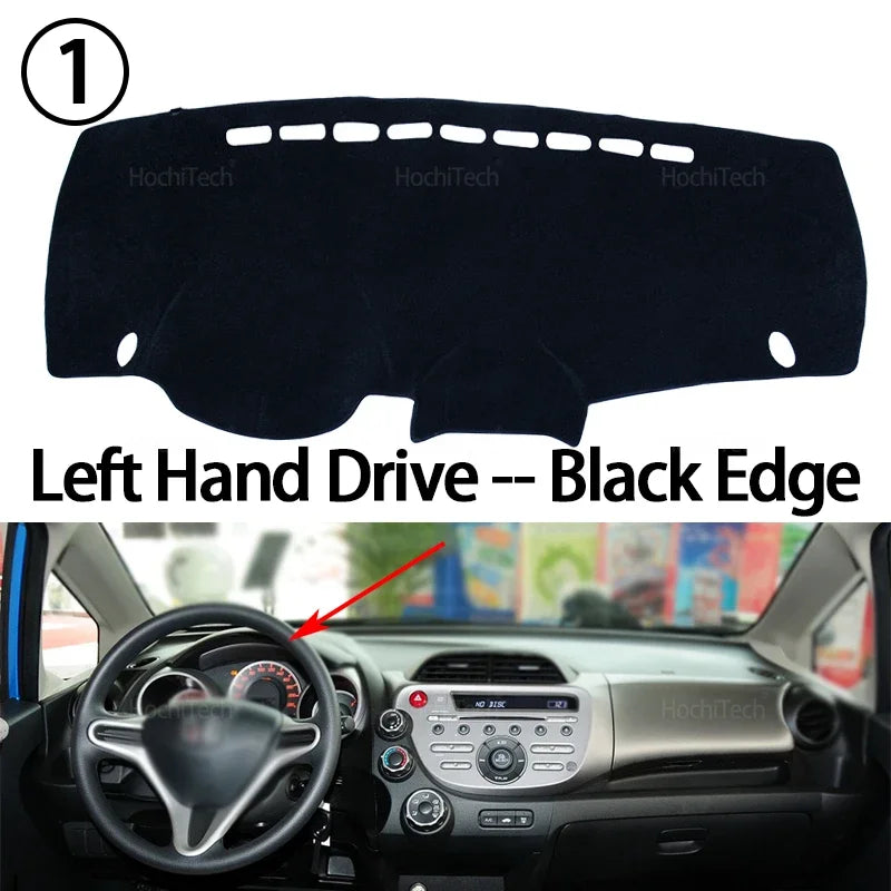 Honda Fit Jazz Dashboard Cover - Anti-Glare Instrument Panel Mat 2008–2013 GE6 GE7 GE8 GE9